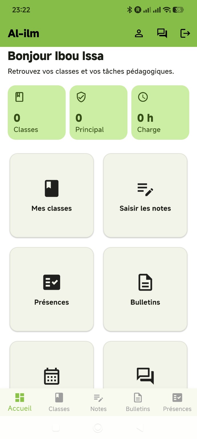 Espace Enseignant FalaGeS